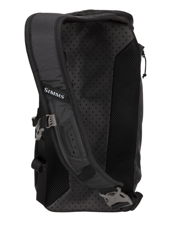 Simms Freestone Sling Pack Black Front Simms Freestone Sling Pack Black Front